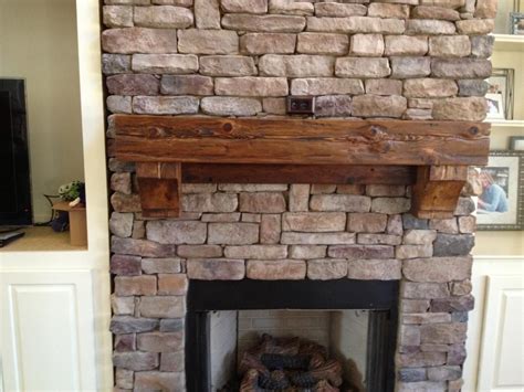 Fresco Of Cedar Mantel Beautiful Accent Both To Cover And Trim