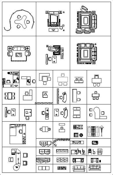 Interior Design Cad Blocks Bundle Cad Design Free Cad Blocks