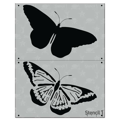 7 Butterfly Stencil Stencil Butterflies Bug Template Pattern Craft