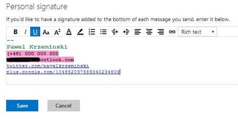Best font colors for email marketing. How to set a personal signature in Outlook.com
