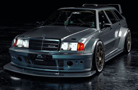 Mercedes Benz 190 E 32 Amg Wagon Rendering Is A Special Kind Of Crazy