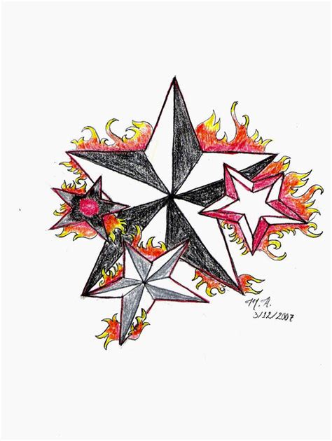 Flaming Stars By Piratequeen010 On Deviantart