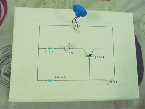 simple automatic street light circuit diagram  ldr