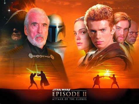Star Wars Attack Of The Clones Star Wars Poster Star Wars Episode Ii