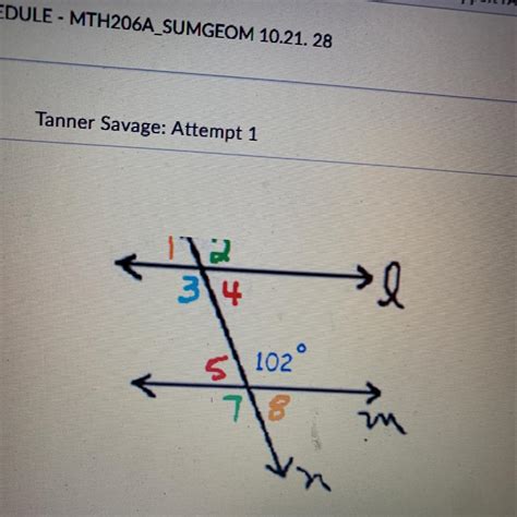 Line segment jh measures 2 cm. What is the measure of angle 1 - Brainly.com