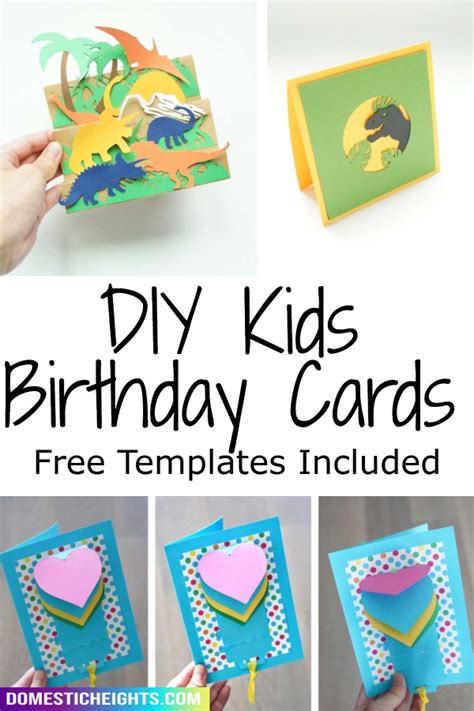 Cricut Birthday Cards For Kids