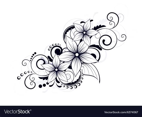 Flower Swirls Design