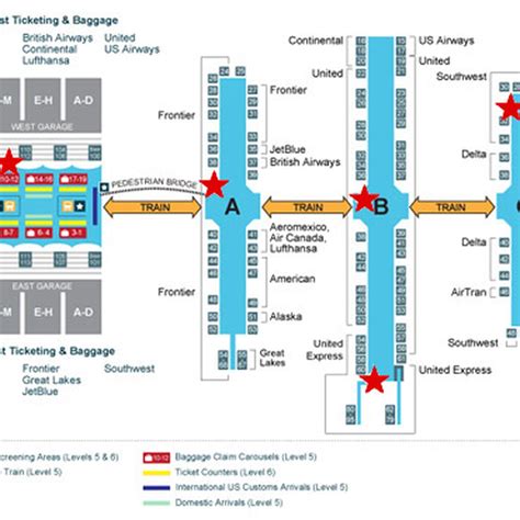 Clt Airport Terminal Map Mobil Pribadi