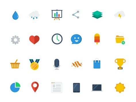 Colorful Icons Search By Muzli