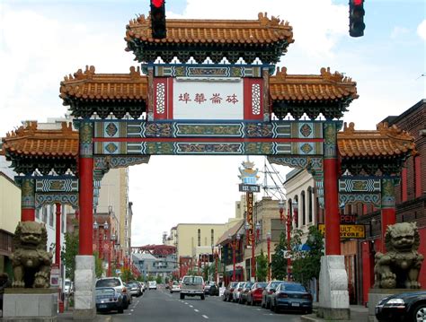 Portland China Gate From Wikipedia The Chinatown Portion Flickr