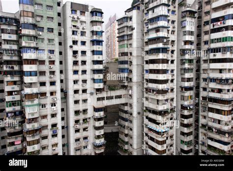 Apartment Block Chongqing China Stock Photo Alamy