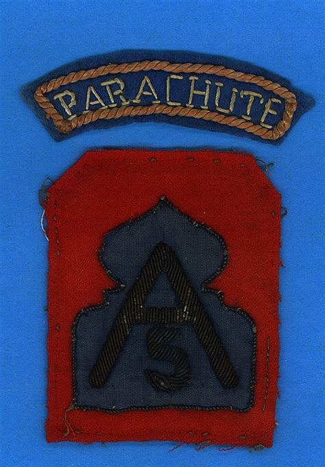 509th Airborne Infanterie Division Geronimo Parachute Insignia Patch Us