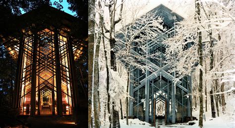 The Thorncrown Chapel An Idyllic Glass Chapel In Rural