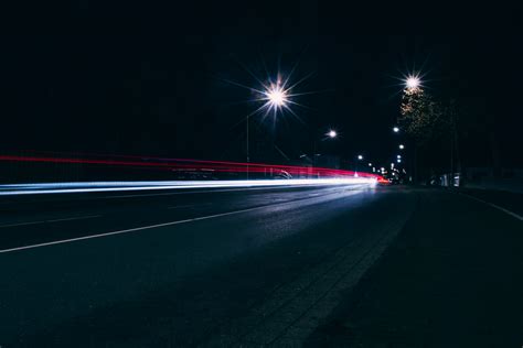 Free Images Blur Road Street Car Night Highway Asphalt Dark