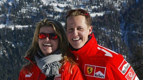 Michael schumacher with his wife corinna (picture: Michael Schumacher is 'not bed ridden or surviving on ...