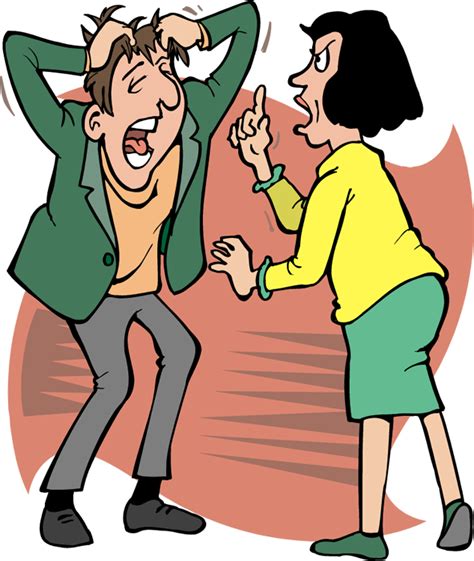 Fighting Couple Vector Transparent Png Png Mart