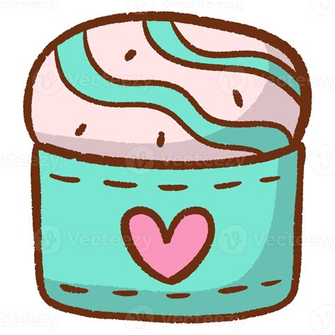 Cartoon Cake With Heart In The Middle Png 35195947 Png