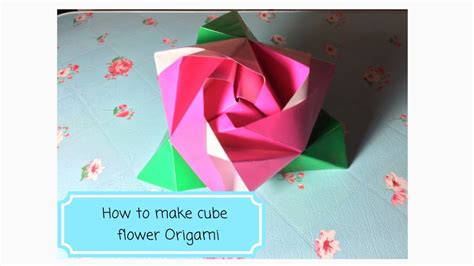 How To Make An Magic Origami Rose Cube Diy Fold Origami