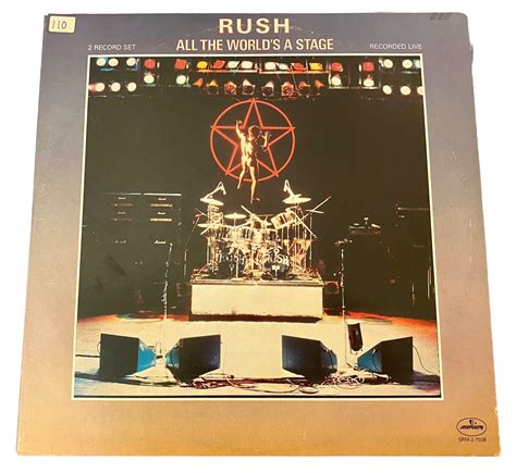 Rush All The Worlds A Stage Recorded Live 1976 Vinyl Record Double