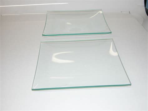 7 Square Clear Glass Plate