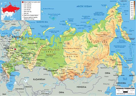 Mapa Da Russia