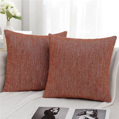 Decoruhome Decorative Throw Pillow Covers 18x18 Set Of 2