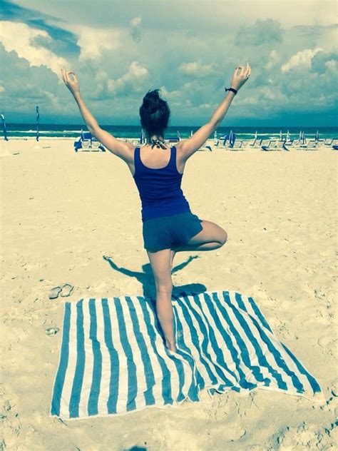 First Time Doing Yoga Was Beach Yoga St Pete Beach Florida July