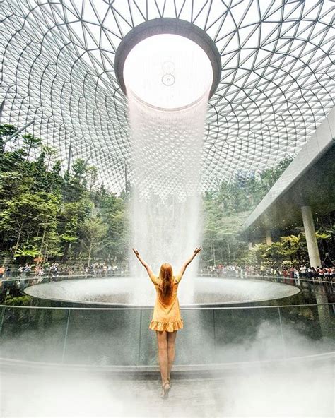 The Jewel At Singapores Changi Airport Has The Tallest Indoor