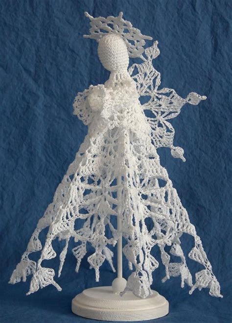 Snowflake Angel Tree Topper T09 012 Craftsy Christmas Crochet