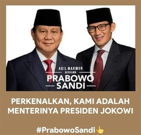 Viral Meme Happy Ending Jokowi Maruf Dan Prabowo Sandi