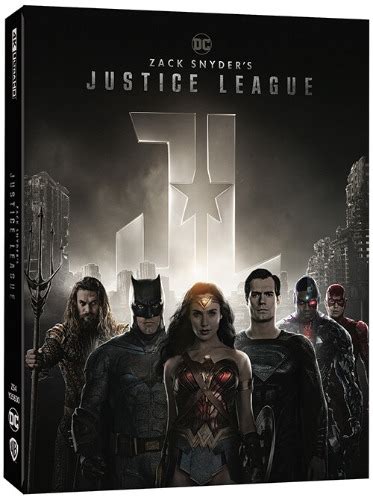 Zack Snyders Justice League 4k Uhd Blu Ray Steelbook Limited Edition