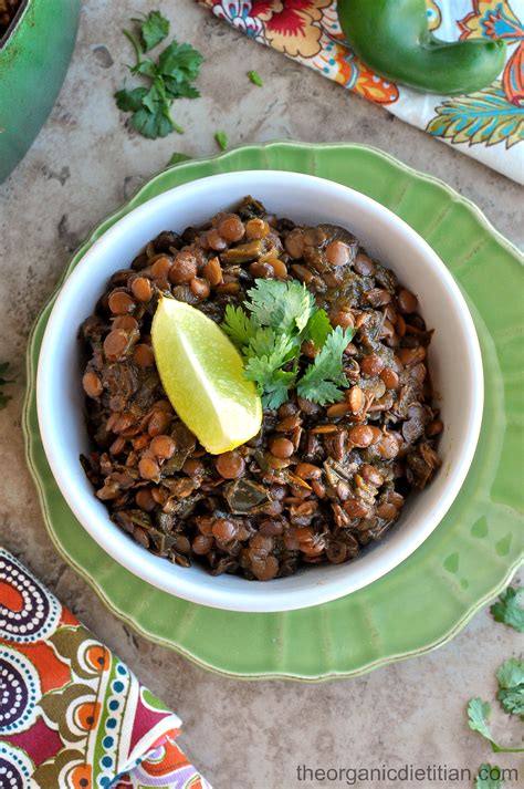 This vegan lentil chili has brown and red lentils, roasted red peppers, and olives and it's loaded with flavor. Healthy Freezer Meals + Green Lentil Chili - The Organic ...