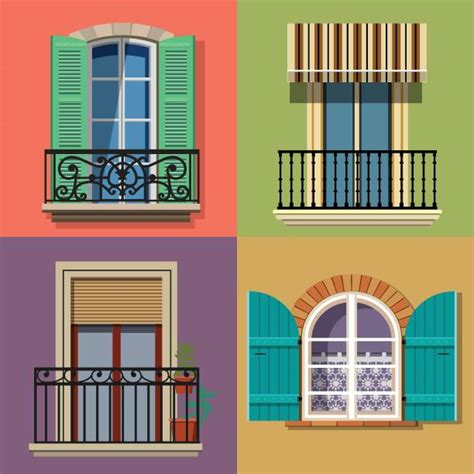 Exterior Window Shades Illustrations Royalty Free Vector Graphics
