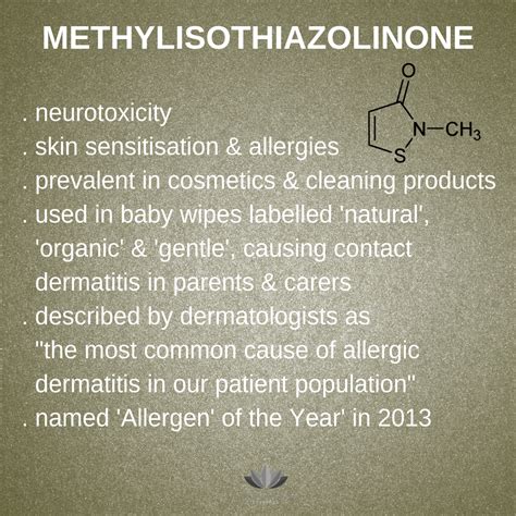 Ingredient Spotlight Methylisothiazolinone Naturally Safe Cosmetics