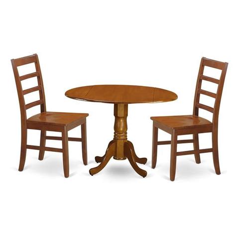 Kitchen Table Set Small Kitchen Table And 2 Wood Seat Chairs 3 Piece