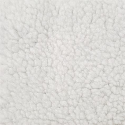 Solid Natural White Faux Fur Sherpa Fleece Fabric By The Yard Etsy