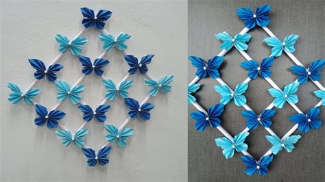 Chinese feng shui is far more than just a butterflies decoration or any other interior decorating theme. Paper Butterfly Wall Hanging - DIY Easy Hanging Paper ...