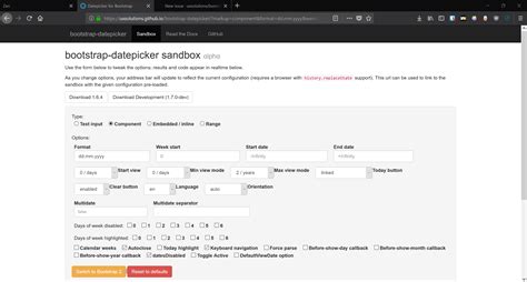 DatesDisabled Not Working With Dates In Different Format Issue Uxsolutions Bootstrap