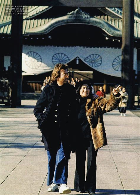 John Lennon And Yoko Ono Japan 1971 John Lennon Yoko Ono John