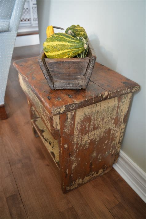 Table à café, chevet shabby chic rustique bois foncé