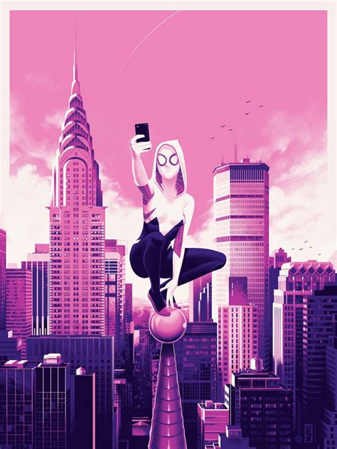Spider Gwen Gets The Mondo Poster Treatment Ign Marvel Spider Gwen Spider Gwen Spider Gwen Art