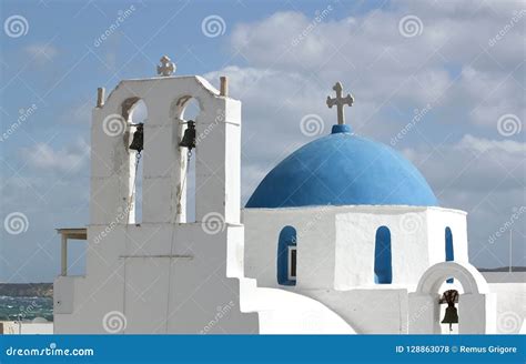 Old Orthodox Greek Church Stock Photo Image Of Island 128863078