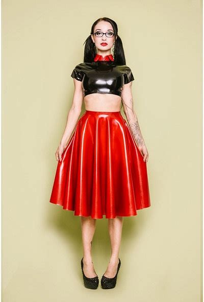Lady Lucie Latex Betty Circle Skirt