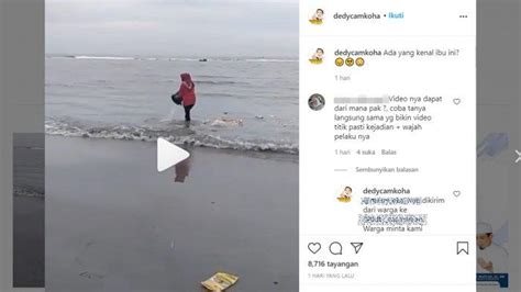 Viral Emak Emak Buang Sampah Di Laut Langsung Dipanggil Wakil Wali