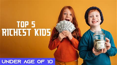 Top 5 Richest Kids Under Age Of 10 Rich Kids Youtube