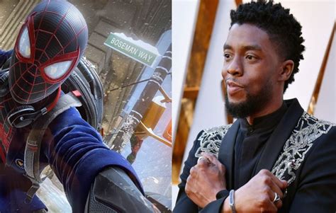 Spider Man Miles Moreals Contains Tribute To Chadwick Boseman
