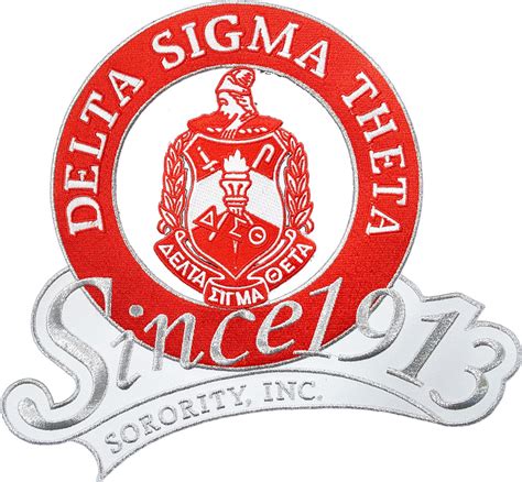 Delta Sigma Theta Sorority Since 1913 Emblem Brothers And Sisters