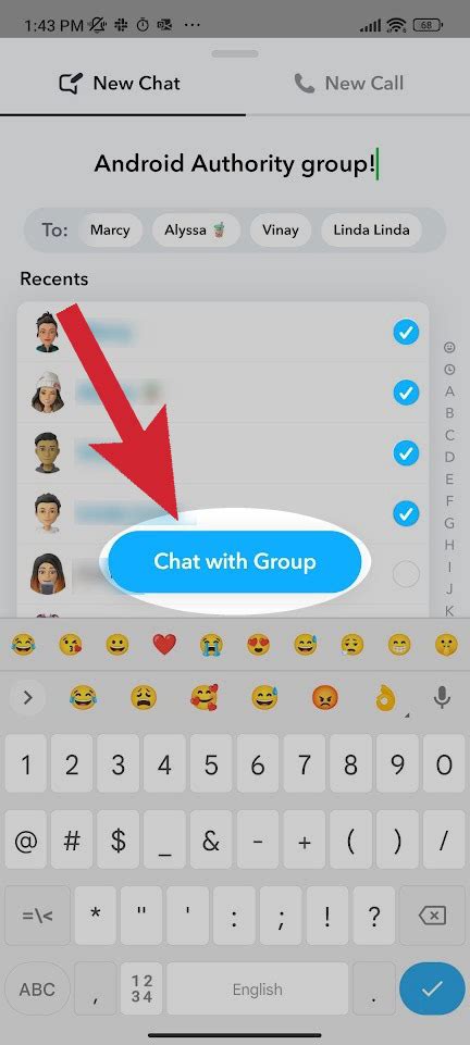 How To Make A Group Chat On Snapchat Android Authority