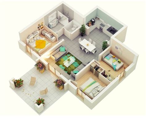 contoh denah rumah minimalis terisimpel  terkeren
