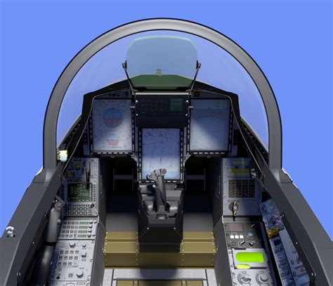 Jas 39 C Gripen Cockpit 3d Model Cgtrader